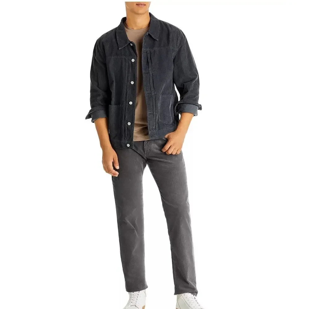 NWT The Men's Store Bloomingdale’s Slim Corduroy Jeans, Gray, Men’s 38W x 34L